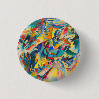 Improvisatie Klamm van Kandinsky Ronde Button 3,2 Cm