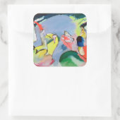 Improvisatie XIV, 1910 Vierkante Sticker (Tas)