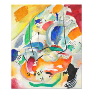 Improvisation 31, Sea Battle by Wassily Kandinsky Foto Afdruk
