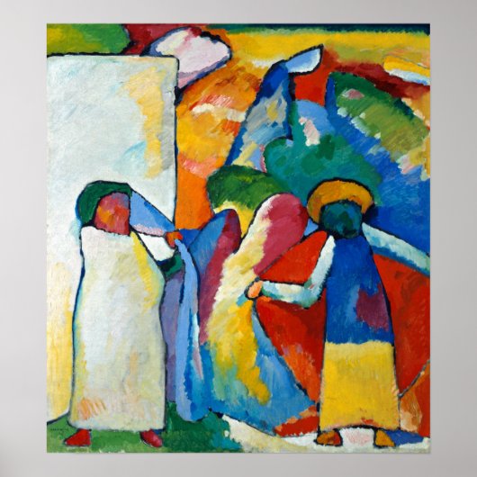 Improvisation 6 (African), Kandinsky 1909 Poster (Voorkant)