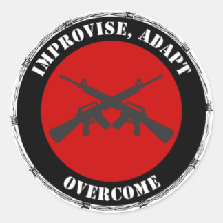 Improvisation, Adapt, Surmonter Sticker
