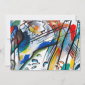 Improvisation de Kandinsky 28 invitations (Devant)