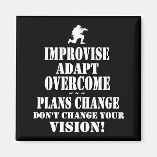 Improviseren Overcome Adapt Magneet