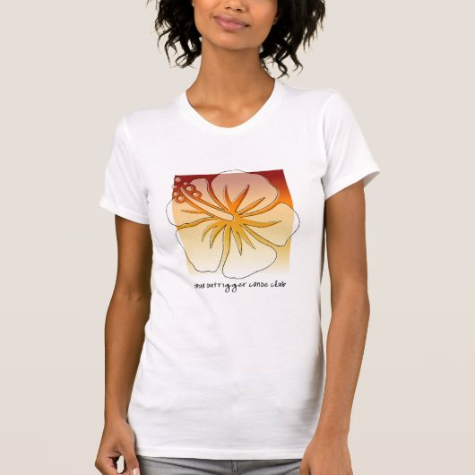 Imua Outrigger - Hibiscus T-shirt (Voorkant)