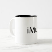 iMug Tweekleurige Koffiemok (Voorkant links)