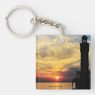 Imzir Clock Tower Sunset , Turkije Sleutelhanger