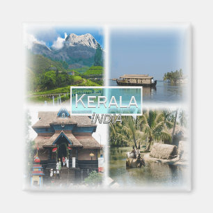 IN0036Asia, India Kerala, koelkast Magneet