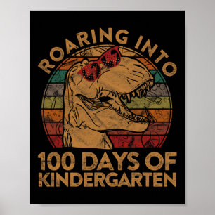 In 100 dagen kleuterschool cadeau Happy 100th Day Poster
