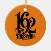 In 1692 werd er een heks Halloween Spooky seizoen Keramisch Ornament (Voorkant)