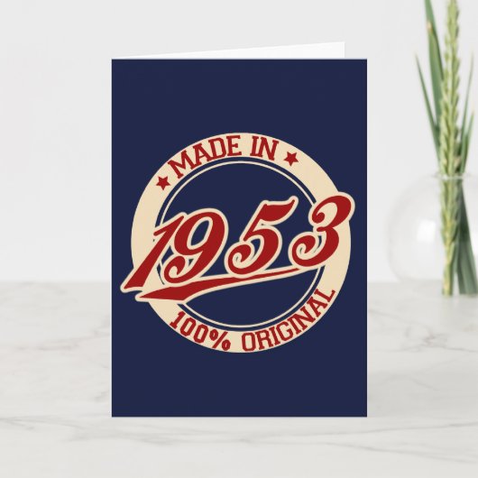 In 1953 kaart (Voorkant)