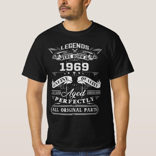 In 1969, 1969, werd de  legende geboren t-shirt (Voorkant)