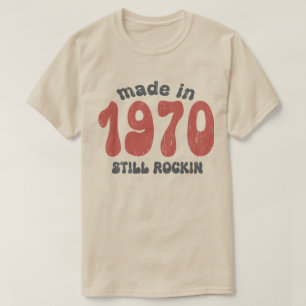 In 1970 werden nog steeds cijfers gevonden t-shirt