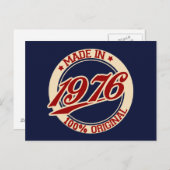 In 1976 briefkaart (Voorkant / Achterkant)