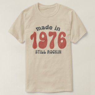In 1976 werden nog steeds cijfers gevonden t-shirt