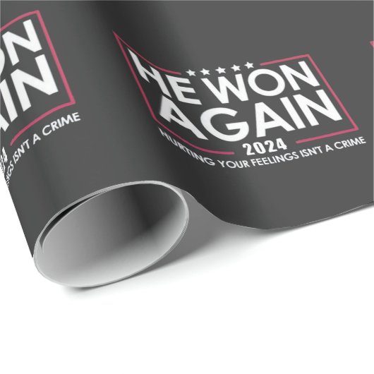 In 2024 won hij opnieuw de Trump Inaguration 2025 Cadeaupapier (Rol Hoek)