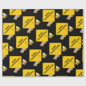 In aanbouw met vrachtwagens cadeaupapier (Vlak)