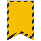 In aanbouw Straatteken Grafisch Vlaggetjes (Eerste vlag)