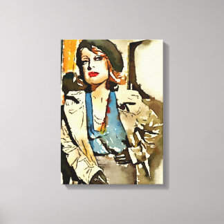 In afwachting van II Canvas Afdruk