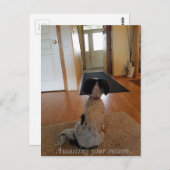 In afwachting van je terugkeer briefkaart (Voorkant / Achterkant)