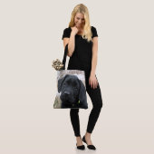 In afwachting van Lente - Labrador Puppy - Zwart L Draagtas (Op model)