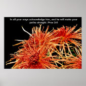 in al uw opzichten erkent u hem poster (Voorkant)