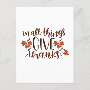 In Alles Dankbaar Zijn Pompoen van Thanksgiving Da Feestdagenkaart
