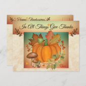 In Alles Geef Dank Kaart (Voorkant / Achterkant)