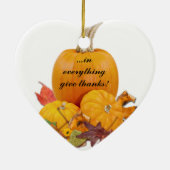 In alles geef je Bedankt! Keramisch Ornament (Achterkant)