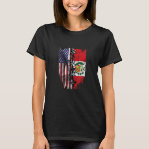 In Amerika geteelde Peruaanse wortels USA Peru vla T-shirt