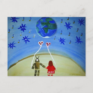 ...In Andere Woorden...kunst van Jutta Gabriel... Briefkaart