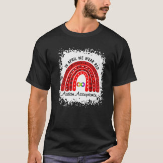 In april Draag Red in plaats van autisme-acceptati T-shirt