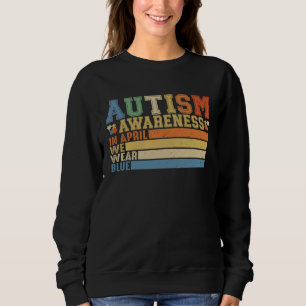 In april dragen we blauw Autisme Acceptatie Maand Trui