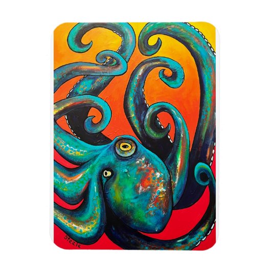 In Arms Octopus Magneet (Verticaal)