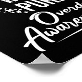 In augustus Draag we de maand van Paarse overdoser Poster (Hoek)