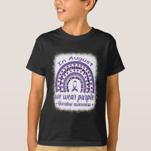 In Augustus dragen we Paars Regenboog Overdosis Be T-shirt