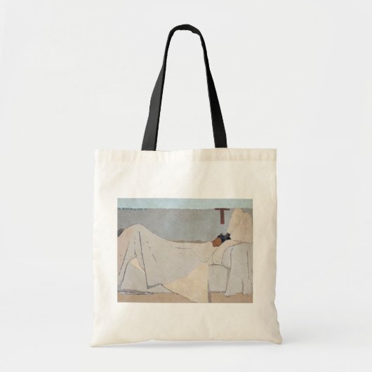 In Bed, Edouard Vuillard Tote Bag (Voorkant)
