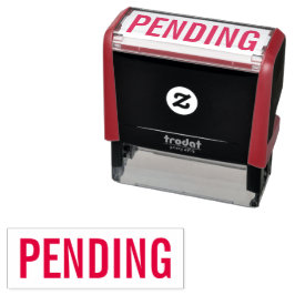 In behandeling zelfinktende stempel