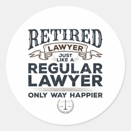 In beslag genomen procureur-generaal ronde sticker (Voorkant)