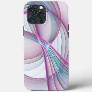 In Beweging, Moderne Abstract Kleurrijke Fractale  iPhone 13 Pro Max Hoesje