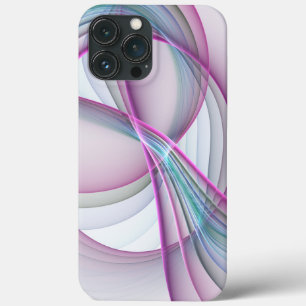 In Beweging, Moderne Abstract Kleurrijke Fractale  iPhone 13 Pro Max Hoesje
