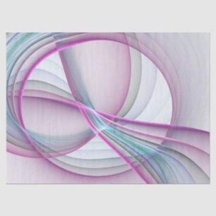In Beweging, Moderne Abstract Kleurrijke Fractale Tissuepapier