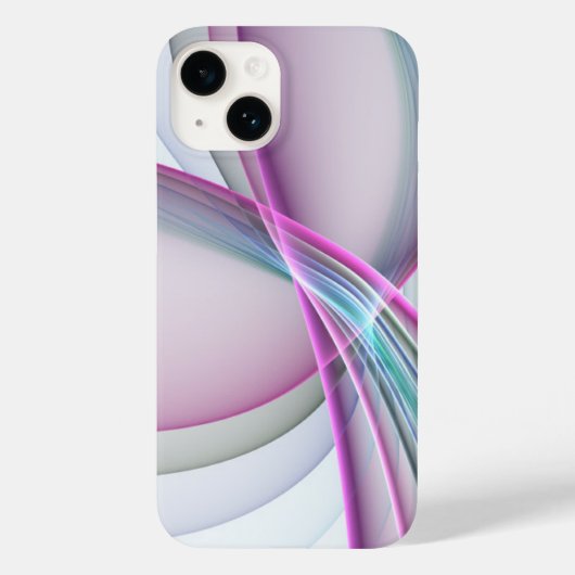 In beweging, moderne Abstracte kleurrijke fractale Case-Mate iPhone Case (Achterkant)