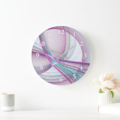 In beweging, moderne Abstracte kleurrijke fractale Grote Klok (Huis)