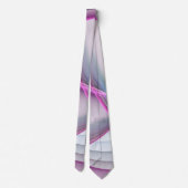 In beweging, moderne Abstracte kleurrijke fractale Stropdas (Achterkant)