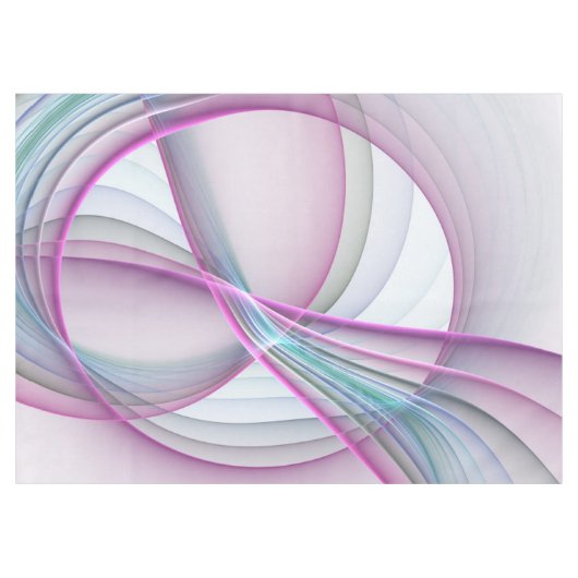 In beweging, moderne Abstracte kleurrijke fractale Tafelkleed (Voorkant (Horizontaal))