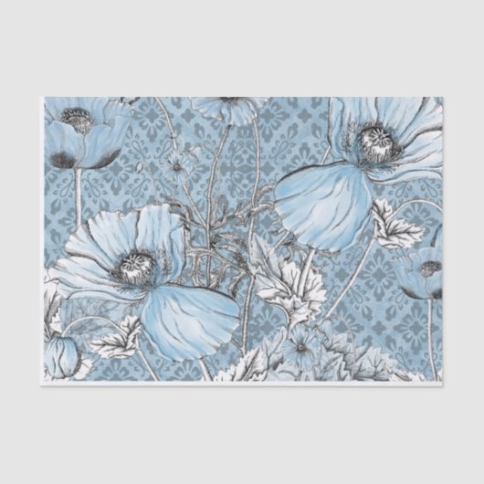 In bloei 2 tissuepapier (Voorkant)