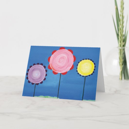 In bloei-Sarah Kaart (Voorkant)