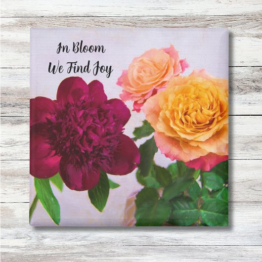 In Bloom vinden we Joy Peony en Rozen Magneet