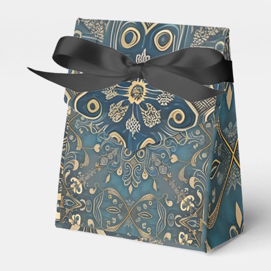 in blue bedankdoosjes (Voorkant Zijde)