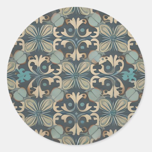 in blue ronde sticker (Voorkant)